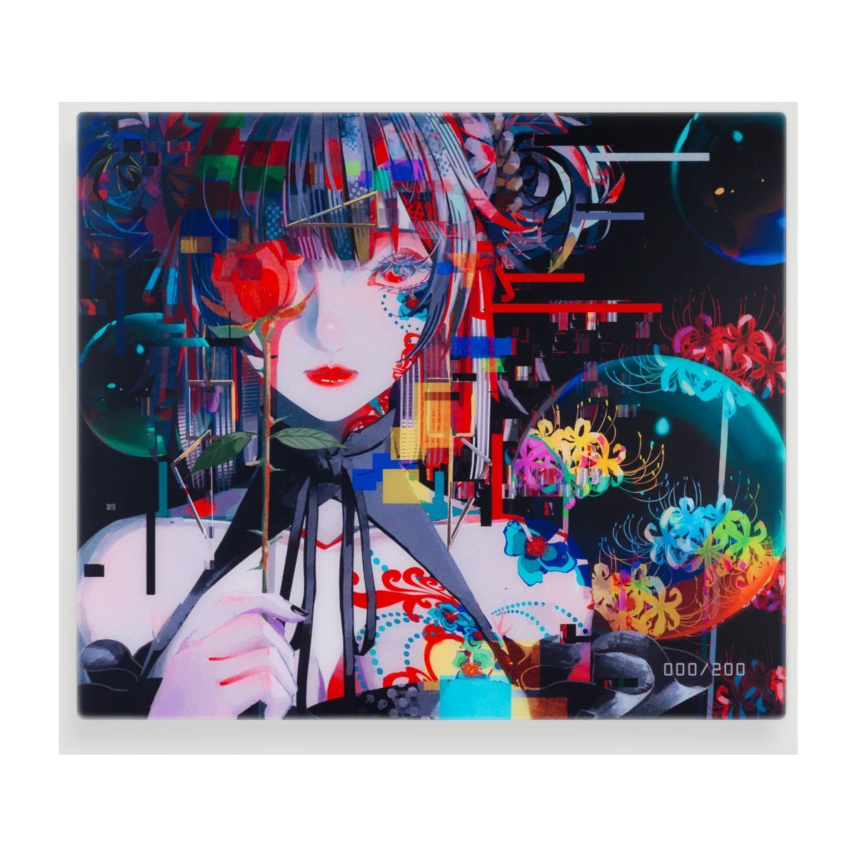 KBDLegacy Undying Glass Mousepad 鮭まゆ Edition