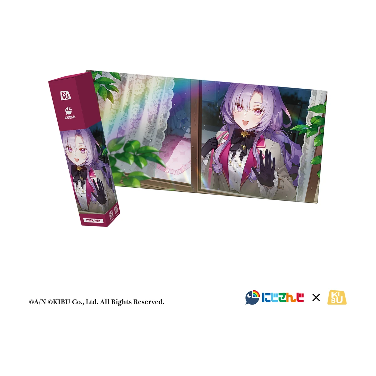 KIBU GEAR Gaming Desk Mat 壱百満天原サロメ Edition