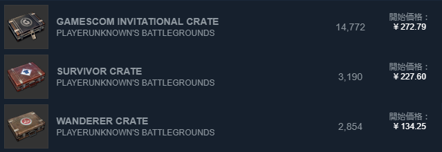 「PUBG」ミニスカートが高騰? 新スキンの価格をまとめてみた(2017/08/07現在)