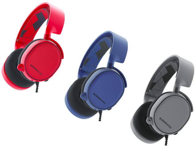 人気ゲーミングヘッドセット「SteelSeries Arctis 3」のLimited Edition Colorsとして新たに3色が数量限定で発売