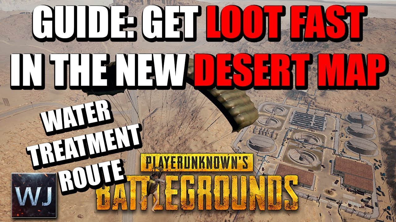 【PUBG】新規砂漠マップ「Miramar」で素早く物資を拾えるルートを解説したガイド#1