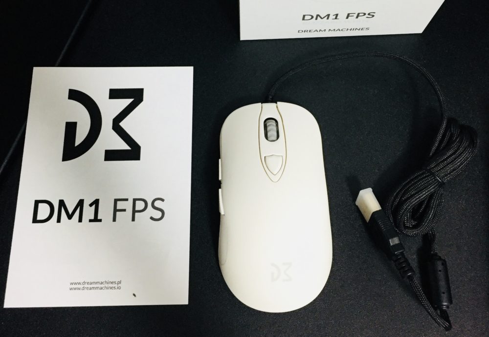 Dream Machines社ゲーミングマウス「DM1 FPS」レビュー。FPS/TPSプレイヤーに嬉しい設計が随所に見られる