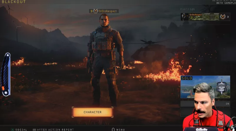 Dr. Disrespect氏が『CoD:BO4』配信中に自宅を銃撃される