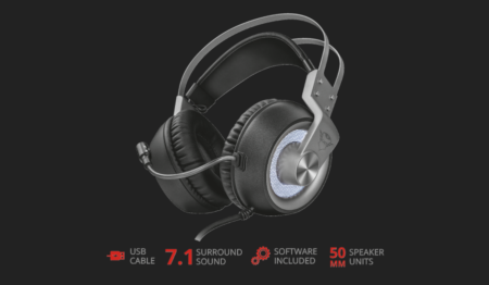 Trust Gaming、7.1chバーチャルサラウンド対応のゲーミングヘッドセット「Trust Gaming GXT435」発表。価格は税抜6,480円で、2月22日(金)より販売開始