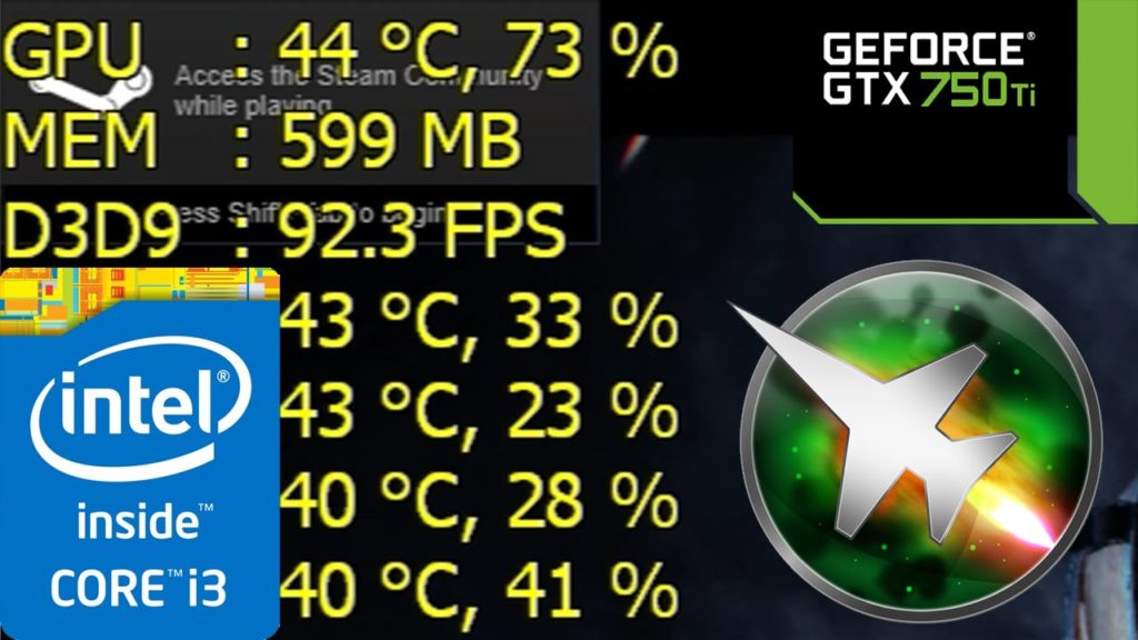 cpu and gpu temp monitor in fullscreen