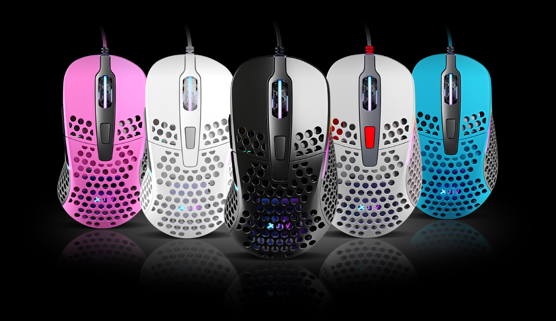 Xtrfy、Pixart PMW3389センサーを搭載した65gの超軽量ゲーミングマウス「Xtrfy PROJECT 4」発表。5色展開で今秋に発売予定か