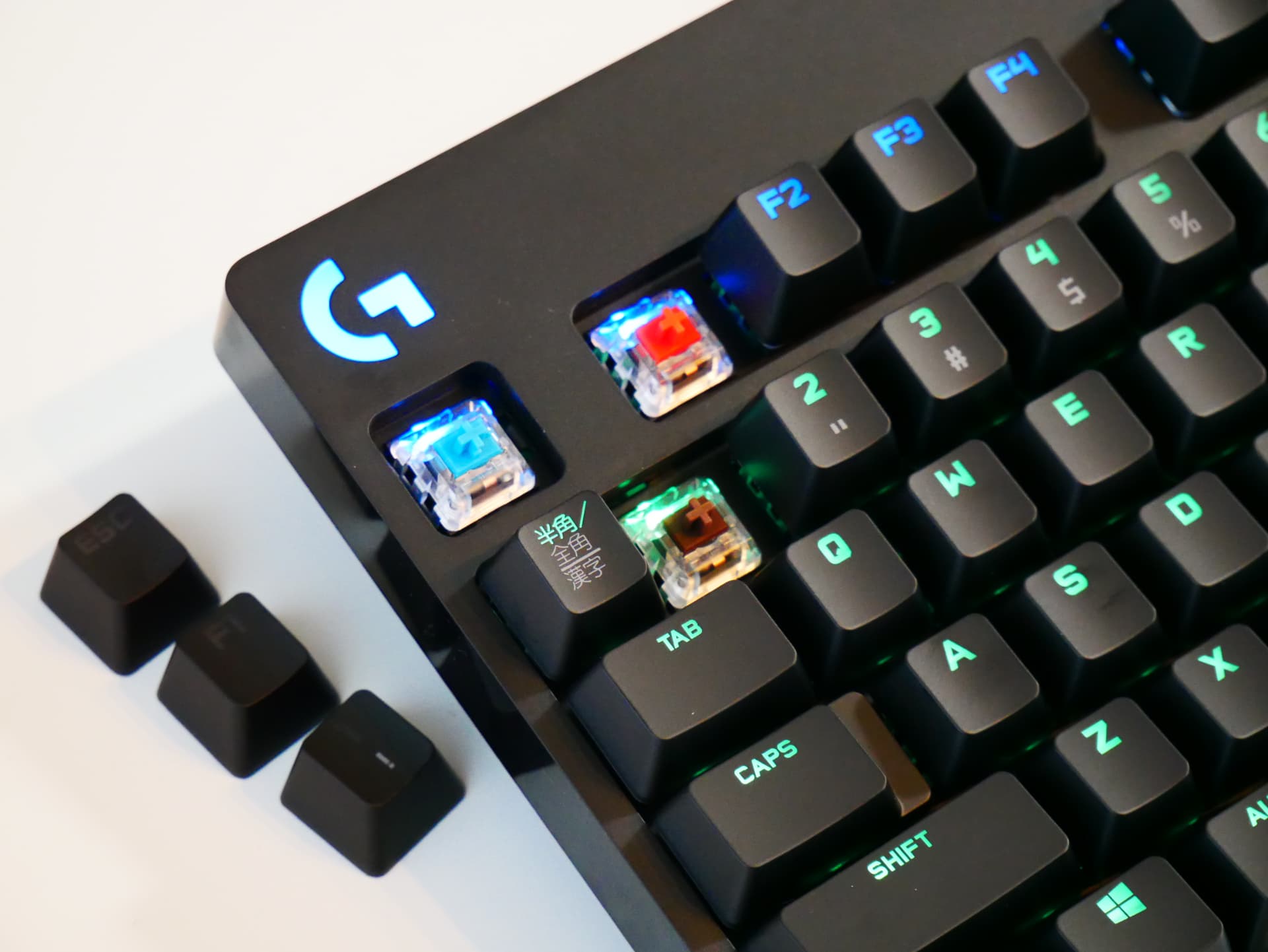 「Logicool G Pro Xキーボード」レビュー。キースイッチ交換に対応、キーごとに打鍵感を変えられるゲーミングキーボード
