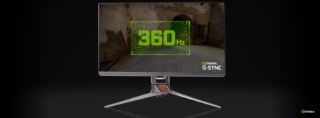 NVIDIA、ASUSと共同開発の”360Hz駆動”ゲーミングモニター「ROG Swift 360Hz」を発表