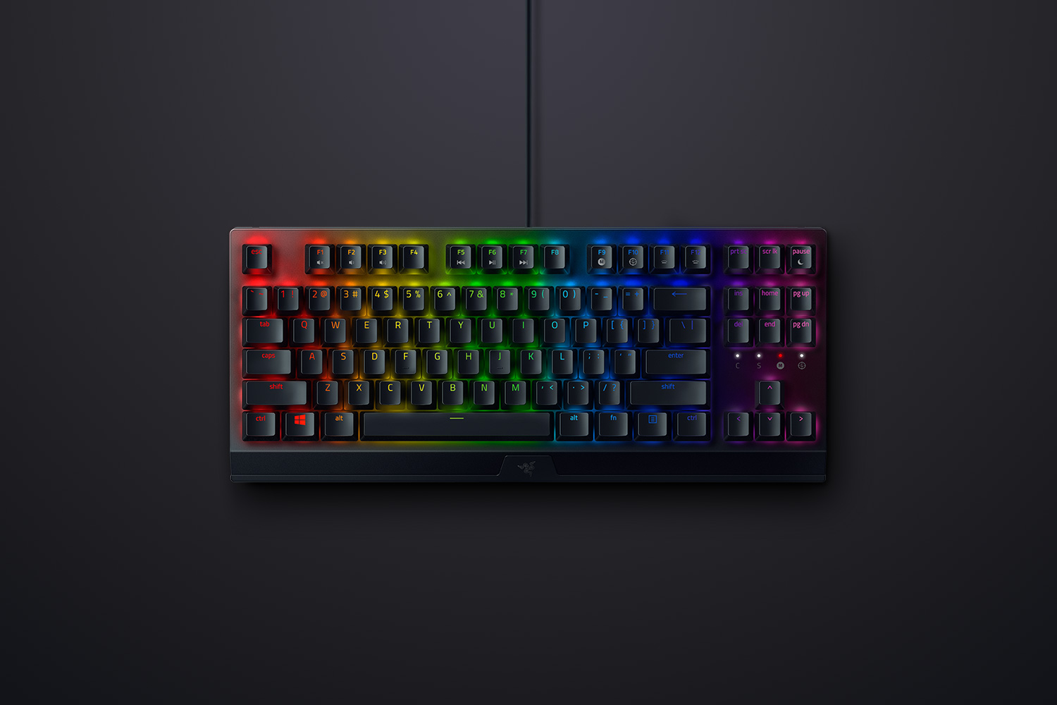 Razer、テンキーレスのゲーミングキーボード「Razer BlackWidow V3