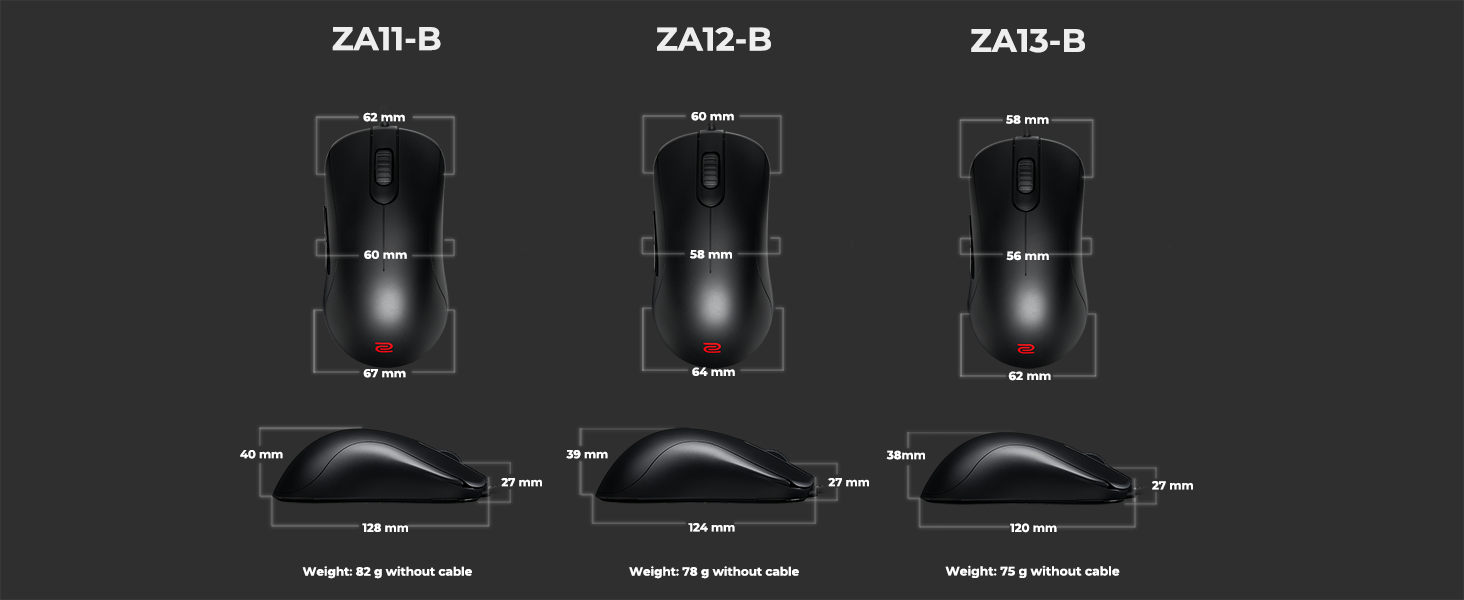 BenQ、ゲーミングマウスの最新モデル「FK-B」「ZA-B」シリーズ 