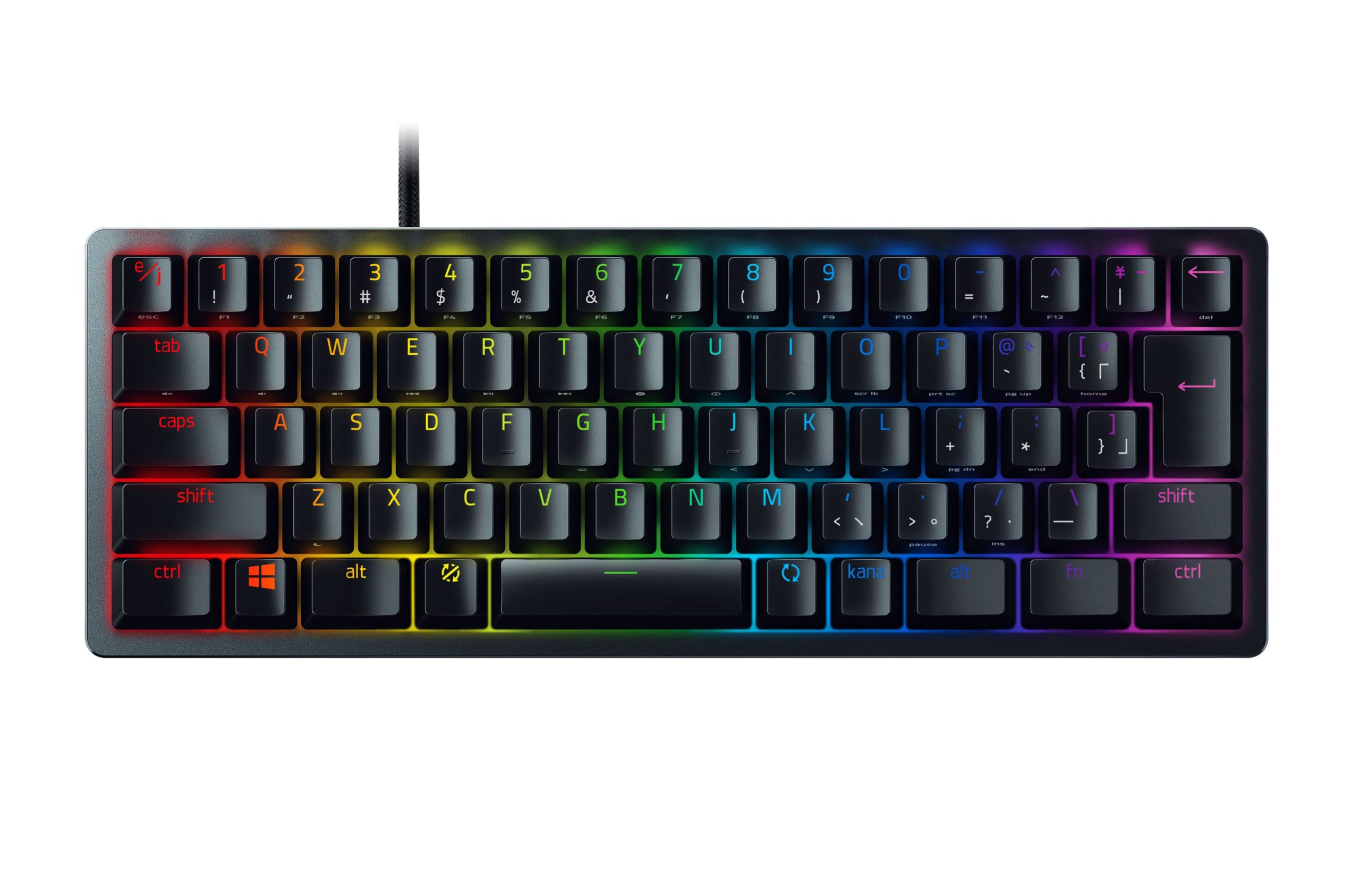 2021新商品 Razer Huntsman Mini 小型 ゲーミングキーボード Mercury