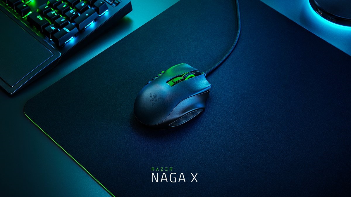 Razer、16ボタンを搭載するMMO向けゲーミングマウス「Razer Naga X」発表。85gで以前よりも軽量に