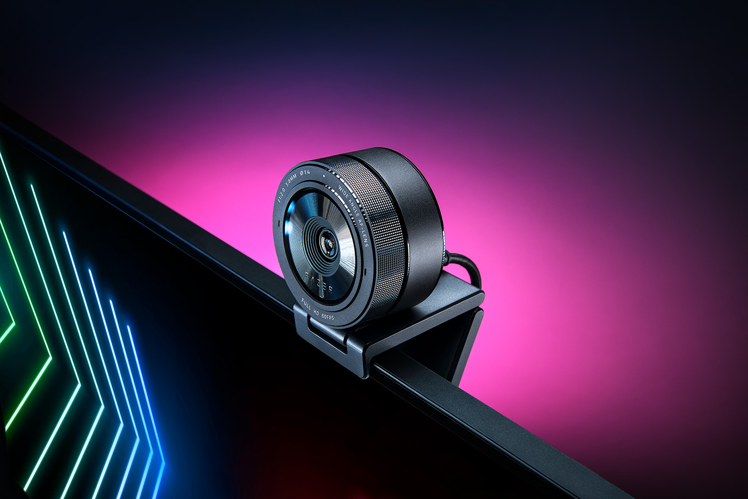 Razer、自然な明るさに自動調整できる1080p/60fpsおよび30fps/HDR対応のWebカメラ「Kiyo Pro」発表