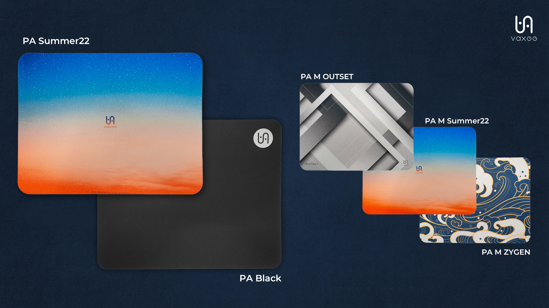 vaxee、ゲーミングマウスパッド「PA」に新色「PA Black」「PA Summer22」を追加、新たにMサイズも | DPQP
