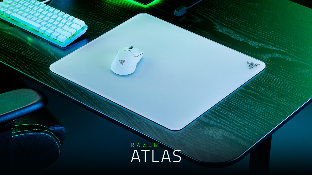 PC/タブレット PC周辺機器 Razer、ガラス製マウスパッド「Razer Atlas」発表 | DPQP
