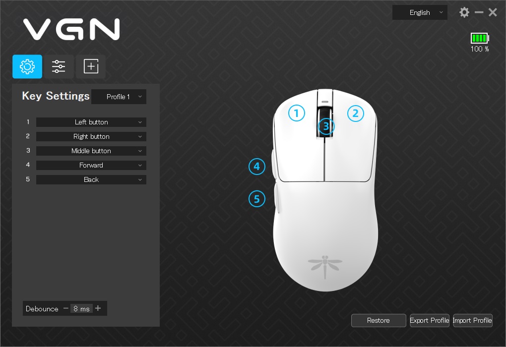 見事な創造力 VGN Mouse Dragonfly - ZA13 マウスMOD PC周辺機器